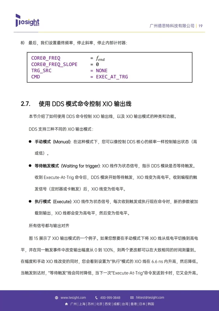 德思特AWG DDS模式应用白皮书